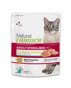 Trainer: Hrana za sterilisane mačke Natural Adult Sterilised, Belo meso