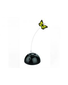 Leptir - interaktivna igračka za mace- Crna