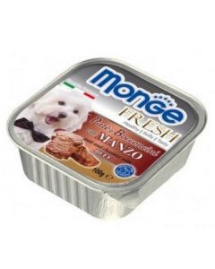 Monge: Pašteta za pse sa komadićima mesa Fresh Pate, 6 x 100 gr