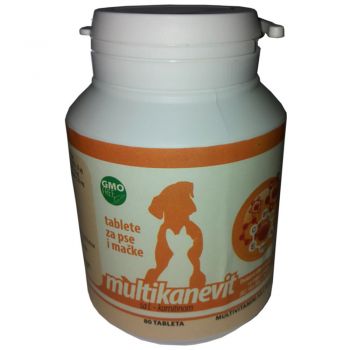 Multikanevit sa L-karnitinom 80 tableta-za pse i mačke 