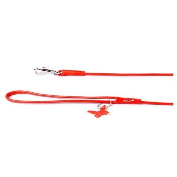 Collar: Kožni povodac Glamour Style, narandžasti