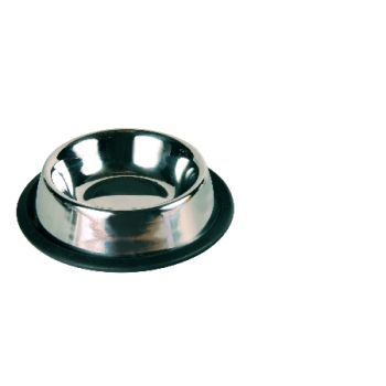 Trixie: Posuda od nerđajućeg čelika sa gumom, 200 ml