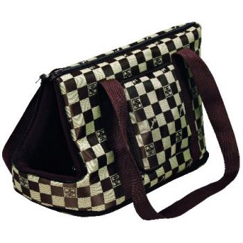 Tašna Chess, poliester, bež-braon, 21x25x45 cm