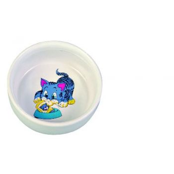 Činija za mačke, keramička, 0.3l/11cm