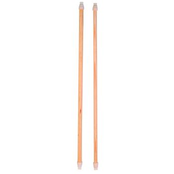 4 drvene šipke, 45 cm / 10 i 12 mm