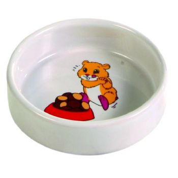 Činija za hrčka keramička sa motivom