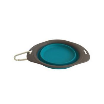 ON THE ROAD sklopiva činija braon-tirkizna 