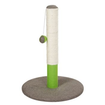 Grebalica za mačke stub zeleno siva 37x37x50cm