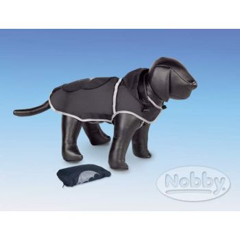 Kabanica za pse RAINY crna, dostupna u veličinama 26cm-48cm