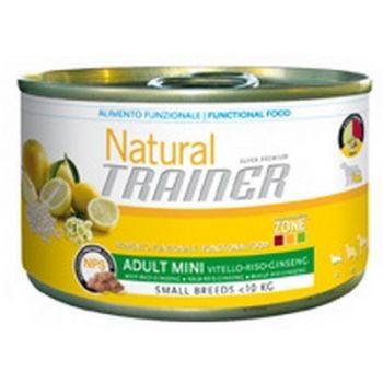 TRAINER NATURAL Adult Mini Beef, Rice and Ginseng 150g