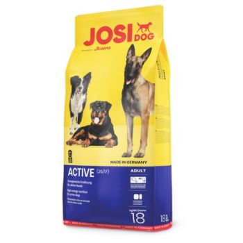 Josera: Hrana za odrasle, aktivne pse Active, 18 kg