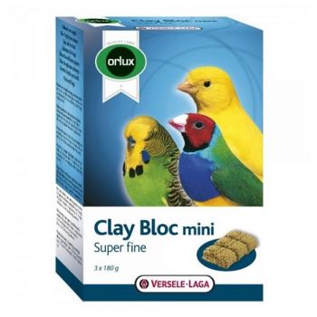 Orlux: Kamen za kljucanje Clay bloc Mini, 3 x 180gr