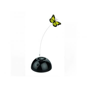 Leptir - interaktivna igračka za mace- Crna