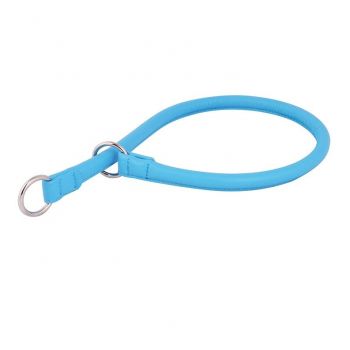 Collar: Kožna davilica Glamour Style, plava