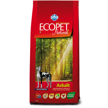 Ecopet Natural Adult Maxi 12+2,5kg gratis