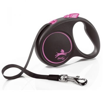 Flexie: Povodac Black Design Tape, Roze