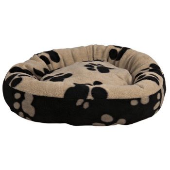 Krevet "Sammy",crno-bež sa šapicama *