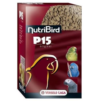 Nutri Bird: Peletirana hrana za velike papagaje P15 Original, 1 kg