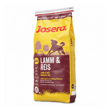 Josera: Hrana za odrasle pse, Jagnjetina & Pirinač, 15 kg