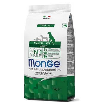 Monge: Hrana za pse velikih rasa Daily Maxi Adult, Piletina