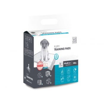 Puppy Trening podloge - 100 kom 60 x 60 cm bela